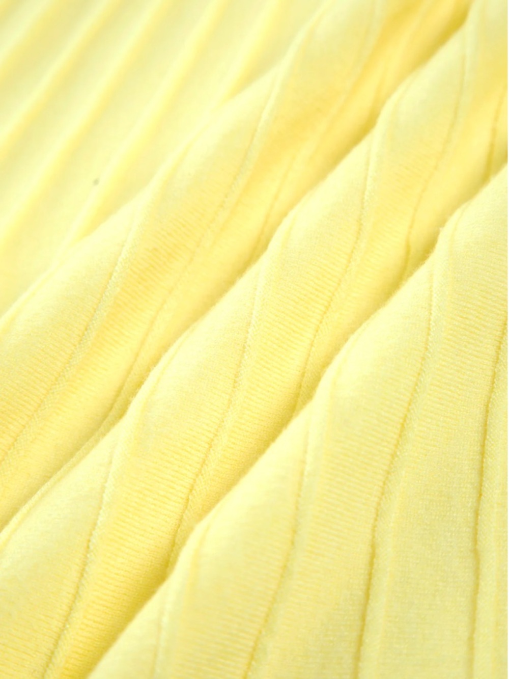 Commense Pleated Spaghetti-Strap Maxi Dress in Pale Yellow - Picture 4 of 4
